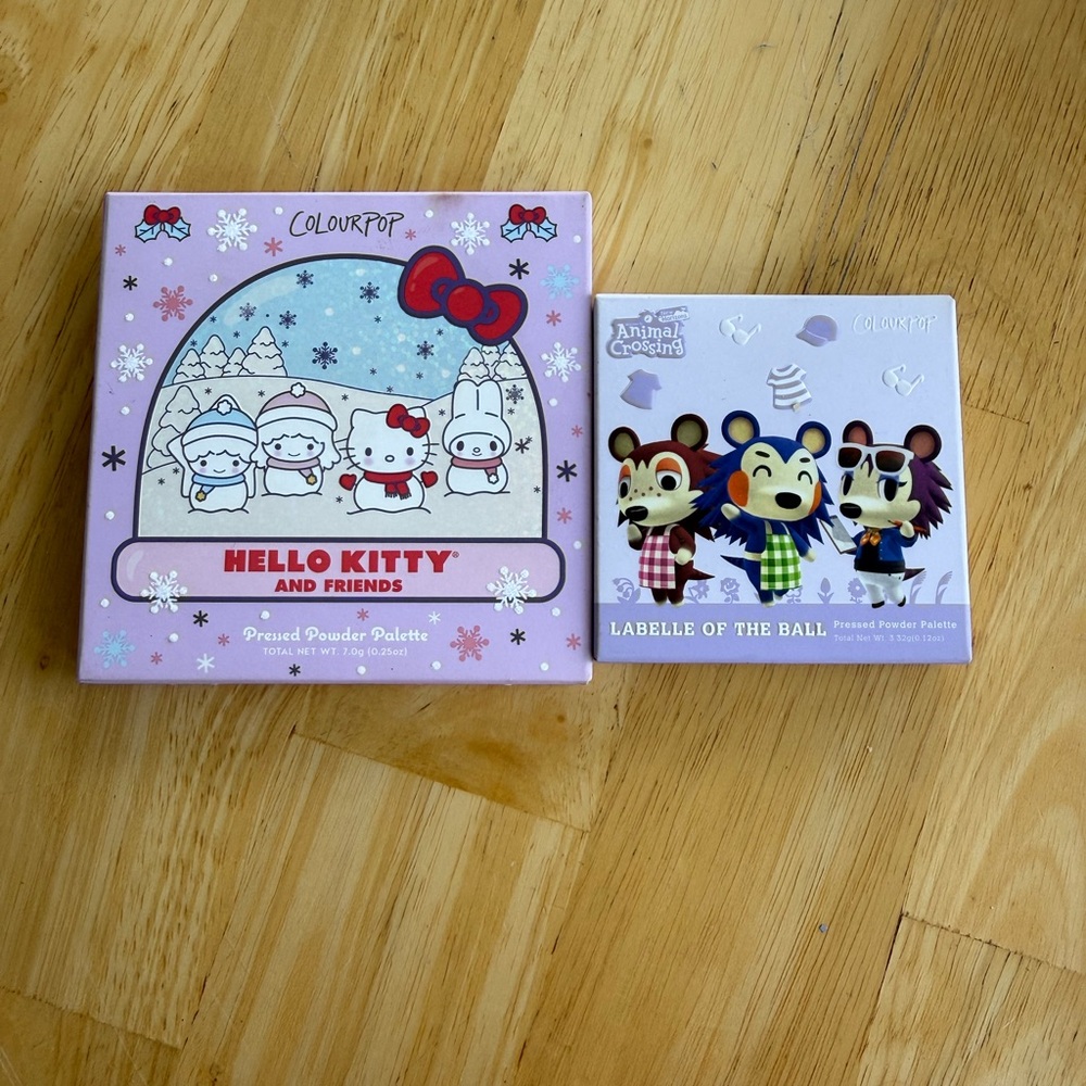 ColourPop Hello Kitty and Animal Crossing Palette Set